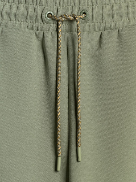 Męskie spodnie dresowe cargo 4F 4FRSS26TTROM1916 - oliwkowy