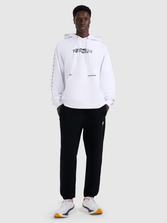 Męskie spodnie dresowe joggery 4F 4FRAW25TTROM1819 - czarne