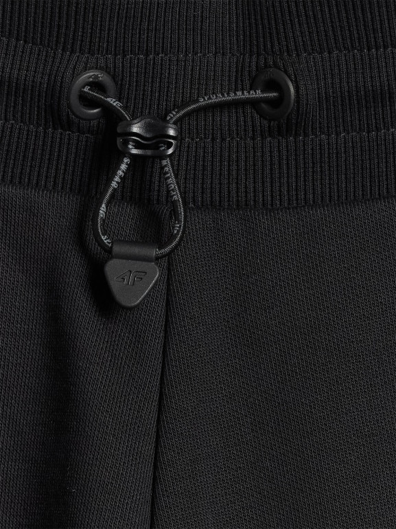 Męskie spodnie dresowe joggery 4F 4FRSS26TTROM1861 - czarne