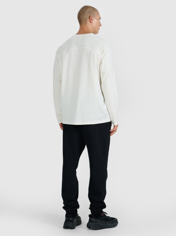 Męskie spodnie dresowe joggery 4F 4FWAW25TTROM1234 - czarne