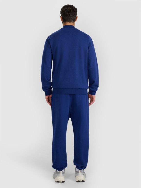 Męskie spodnie dresowe joggery 4F 4FWMM00TTROM1139 - granatowe