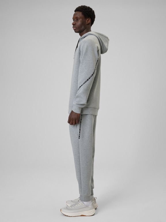 Męskie spodnie dresowe joggery 4F 4FWSS26TTROM1443 - szare