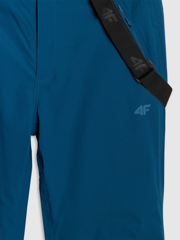 Męskie spodnie narciarskie 4F 4FWAW25TFTRM0924 - granatowe