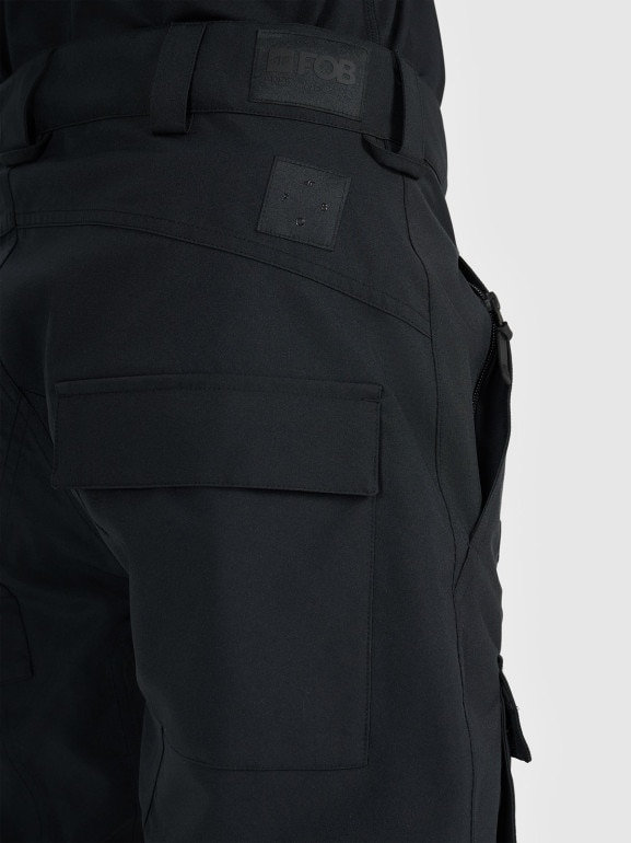 Męskie spodnie snowboardowe 4F 4FRAW25TFTRM1272 - czarne
