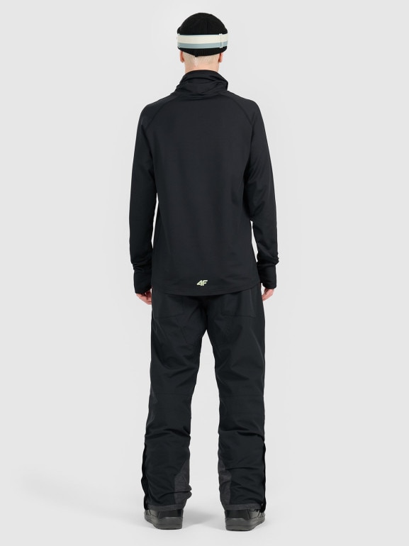 Męskie spodnie snowboardowe 4F 4FRAW25TFTRM1272 - czarne