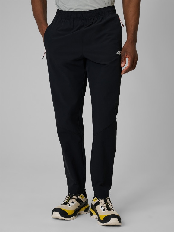 Męskie spodnie trekkingowe 4F 4FRSS26TFTRM1437 - czarne