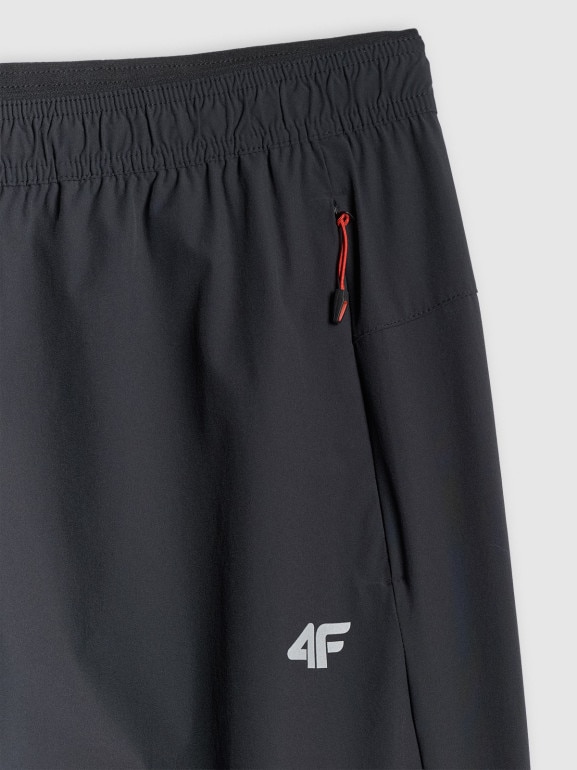 Męskie spodnie trekkingowe 4F 4FRSS26TFTRM1437 - czarne