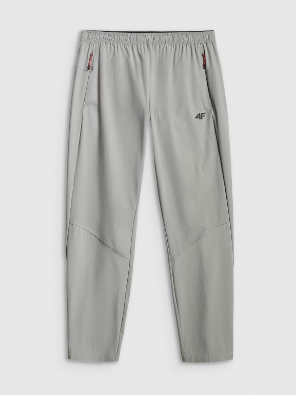 Męskie spodnie trekkingowe 4F 4FRSS26TFTRM1437 - szare
