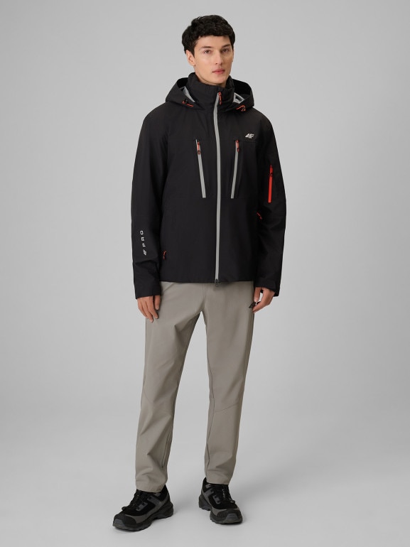 Męskie spodnie trekkingowe 4F 4FRSS26TFTRM1437 - szare