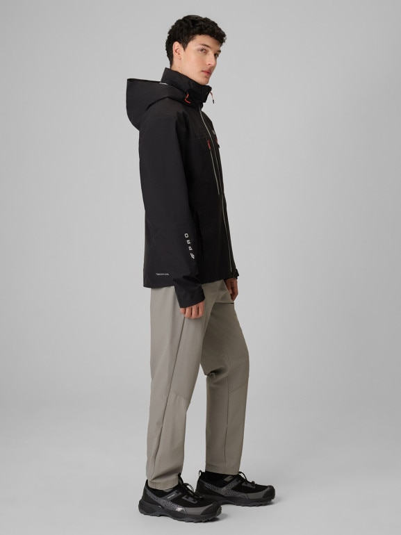 Męskie spodnie trekkingowe 4F 4FRSS26TFTRM1437 - szare