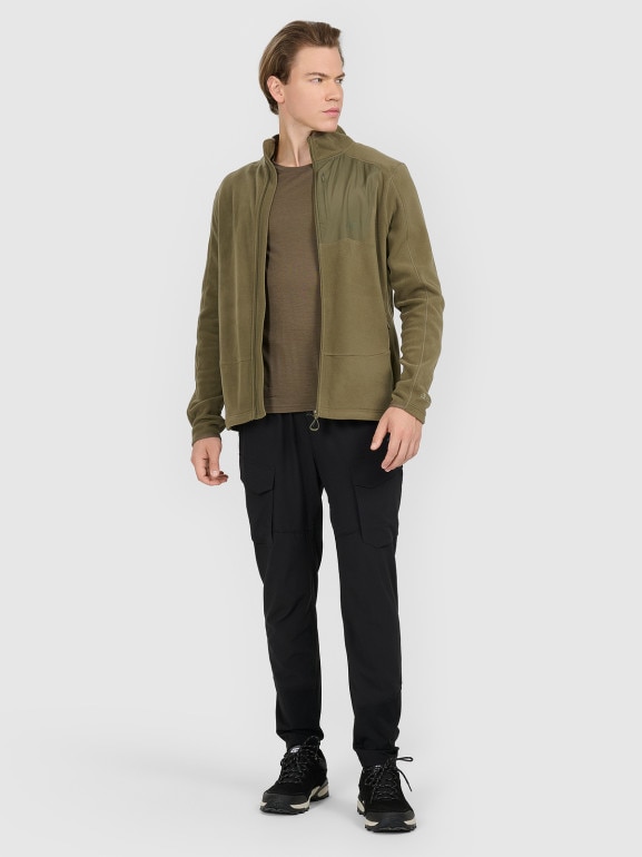 Męskie spodnie trekkingowe 4F 4FWAW25TFTRM1056 - czarne