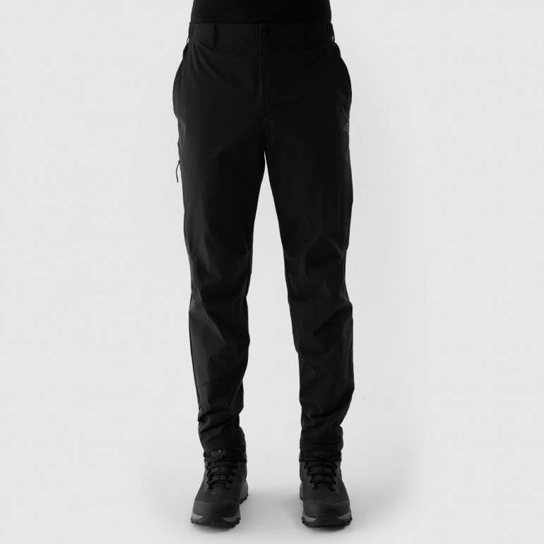 Męskie spodnie trekkingowe 4F 4FWSS24TFTRM483 - czarne