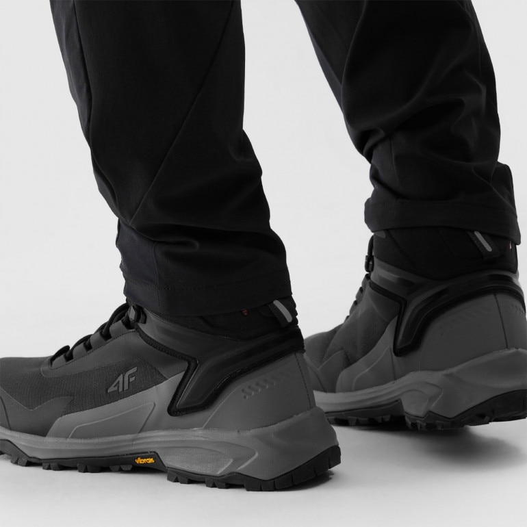 Męskie spodnie trekkingowe 4F 4FWSS24TFTRM483 - czarne