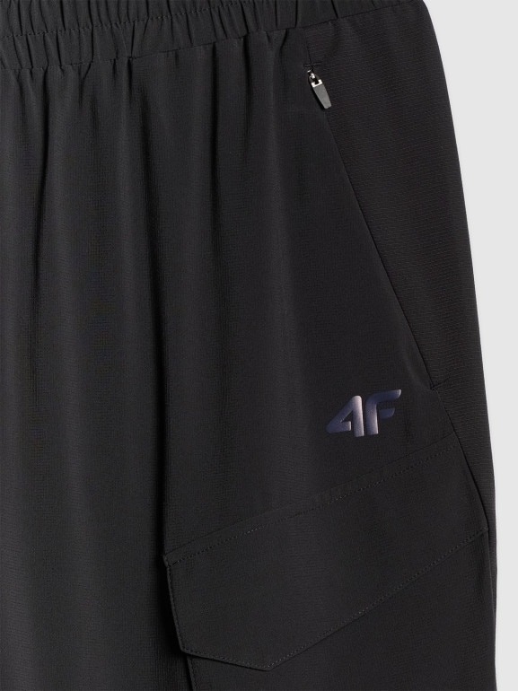 Męskie spodnie trekkingowe 4F 4FWSS26TFTRM1190 - czarne