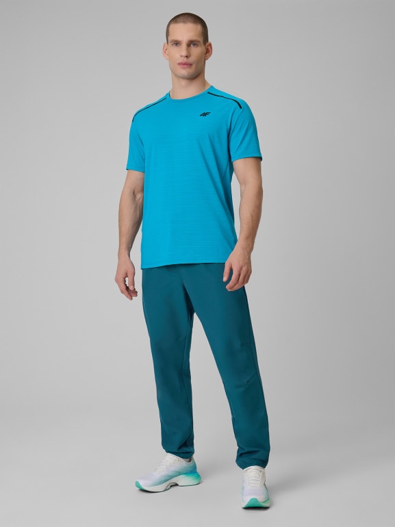 Męskie spodnie treningowe 4F 4FRSS26TFTRM1411 - granatowe