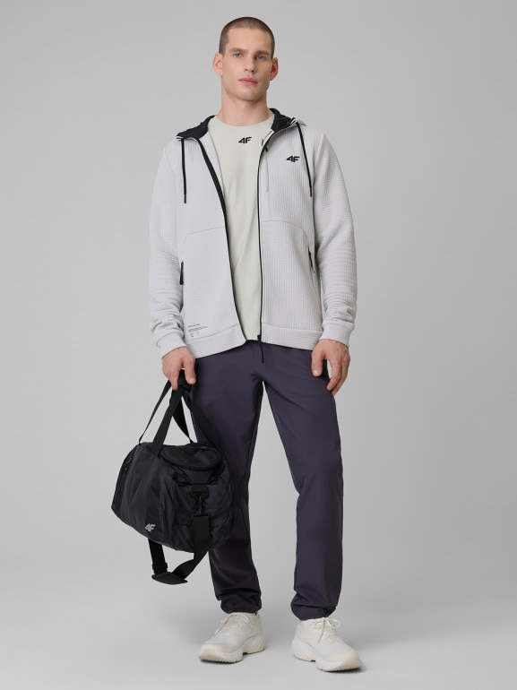 Męskie spodnie treningowe 4F 4FRSS26TFTRM1411 - szare