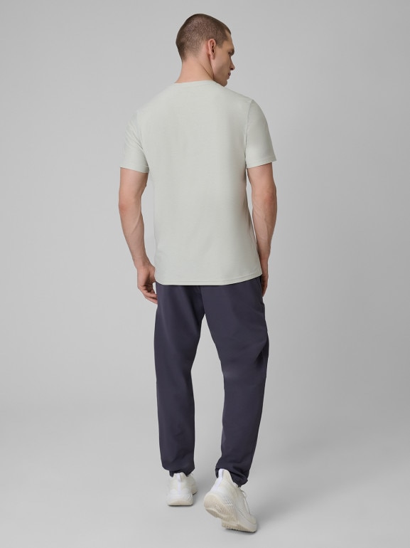 Męskie spodnie treningowe 4F 4FRSS26TFTRM1411 - szare