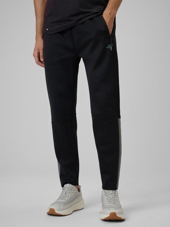 Męskie spodnie treningowe 4F 4FRSS26TFTRM1412 - czarne