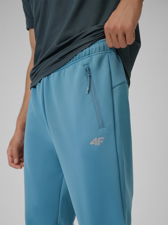 Męskie spodnie treningowe 4F 4FRSS26TFTRM1412 - niebieskie