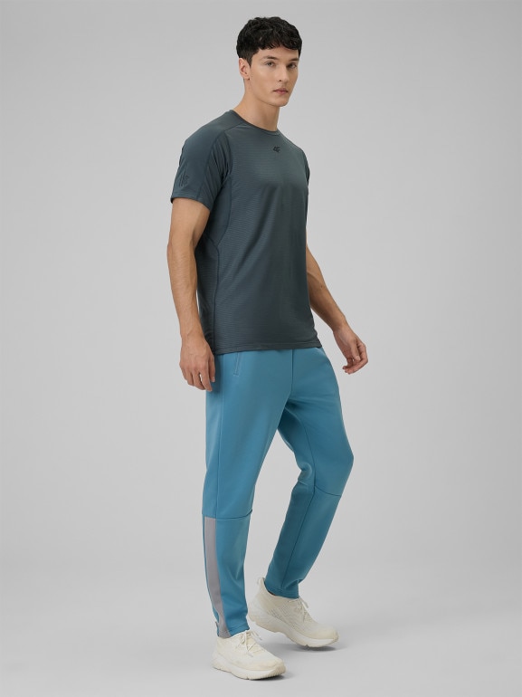 Męskie spodnie treningowe 4F 4FRSS26TFTRM1412 - niebieskie