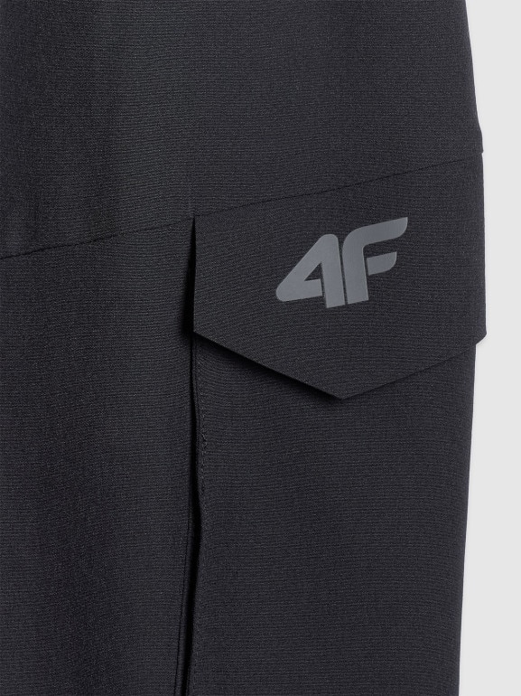 Męskie spodnie treningowe 4F 4FWAW25TFTRM0887 - czarne