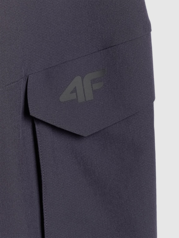 Męskie spodnie treningowe 4F 4FWAW25TFTRM0887 - granatowe