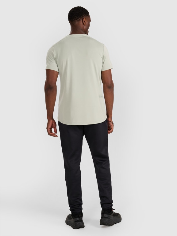 Męskie spodnie treningowe 4F 4FWAW25TFTRM0888 - czarne