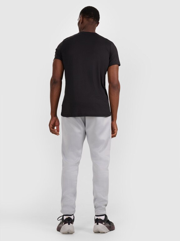 Męskie spodnie treningowe 4F 4FWAW25TFTRM0888 - szare