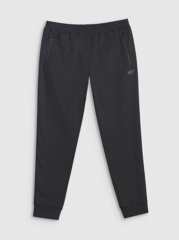 Męskie spodnie treningowe 4F 4FWMM00TFTRM1067 - czarne
