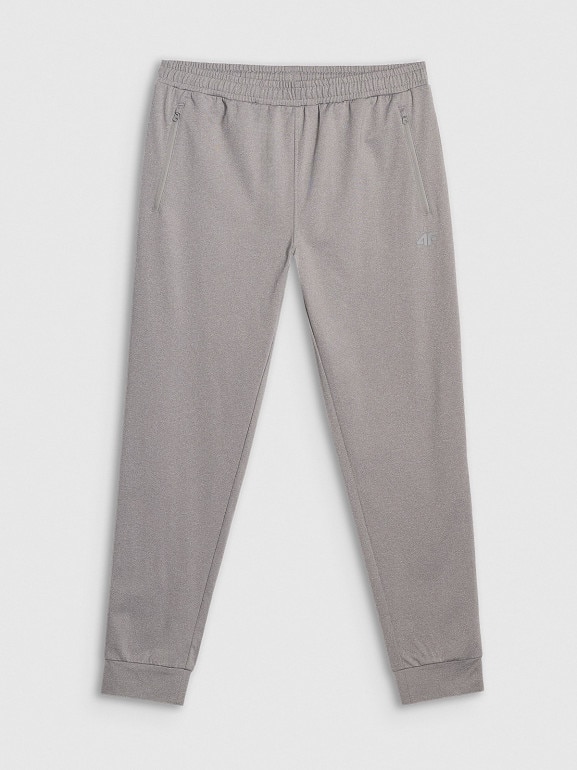 Męskie spodnie treningowe 4F 4FWMM00TFTRM1067 - szare