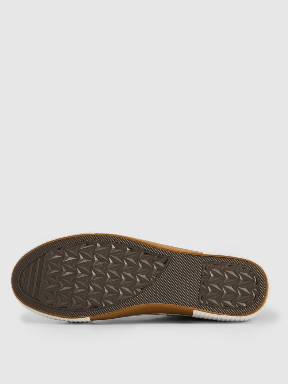 Męskie trampki wysokie ATLHERA 4F 4FRSS26FSNEM078 - brązowe