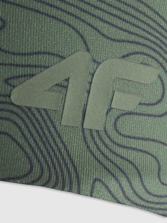 Opaska trekkingowa na głowę uniseks 4F 4FWAW25ABANU111 - zielona