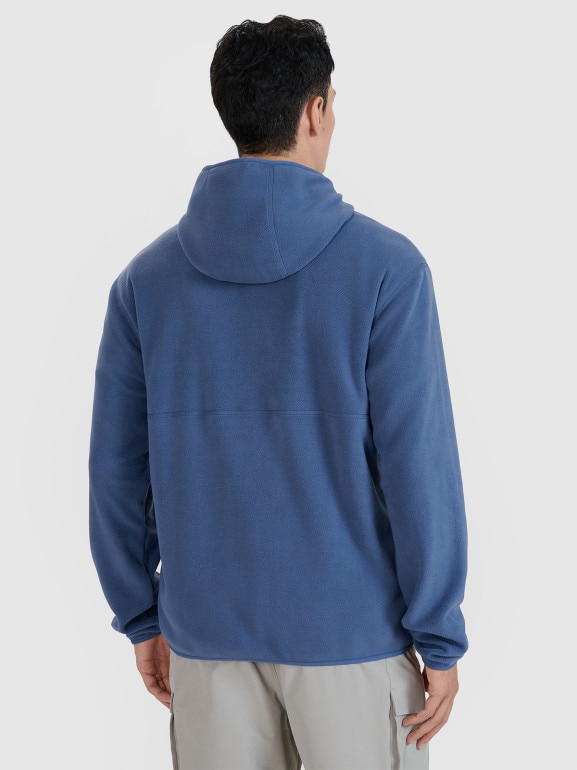 Polar regular z kapturem męski 4F 4FWSS25TFLEM321 - granatowy