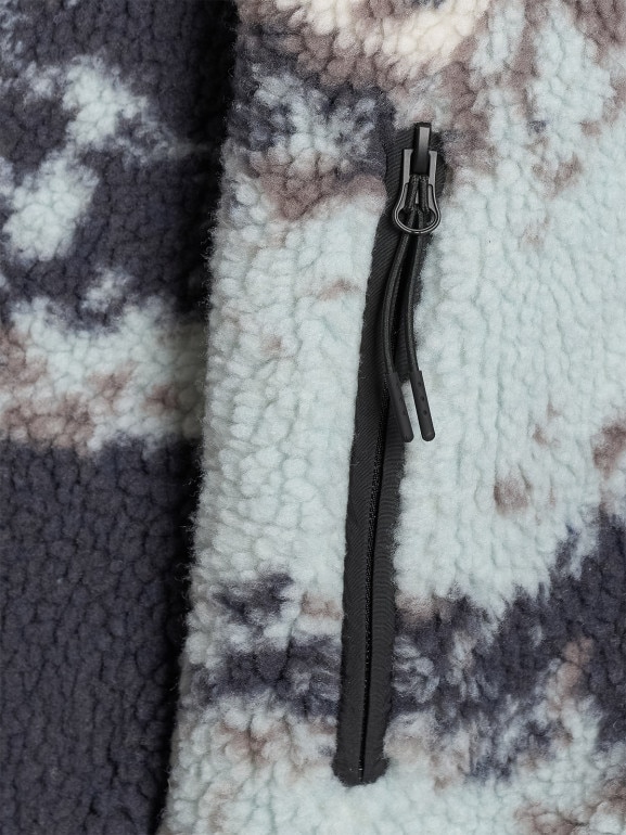 Polar rozpinany z nadrukiem uniseks 4F 4FWAW25TFLEU351 - multikolor