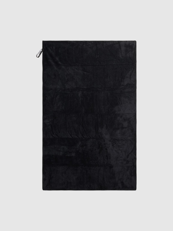 Ręcznik sportowy szybkoschnący M (80 x 130 cm)  4F 4FRSS26ATOWU097 - czarny