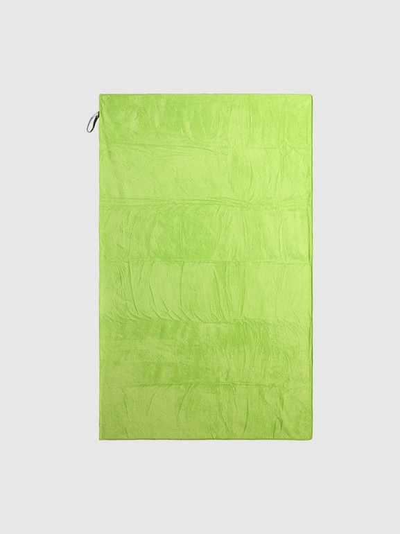 Ręcznik sportowy szybkoschnący M (80 x 130 cm)  4F 4FRSS26ATOWU097 - zielony