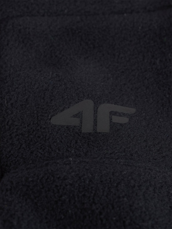 Rękawiczki polarowe Touch Screen uniseks 4F 4FWMM00AFGLU184 - czarne