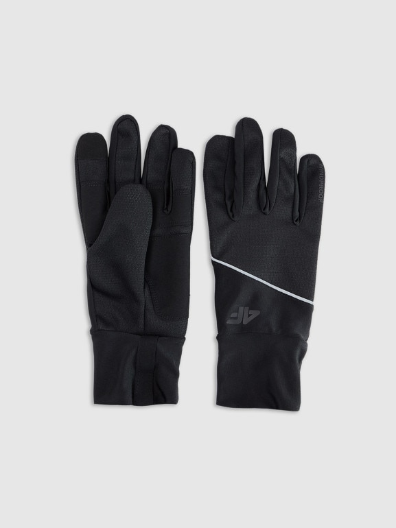 Rękawiczki Touch Screen uniseks 4F 4FWMM00AFGLU182 - czarne