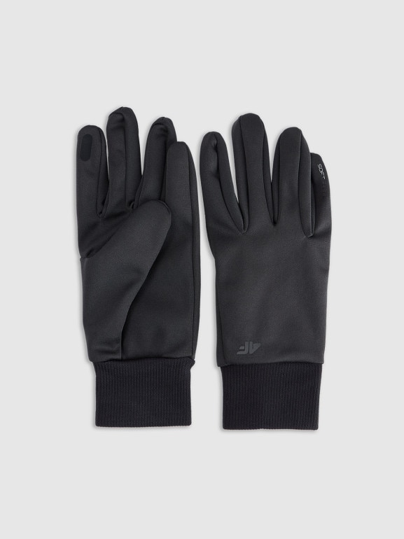 Rękawiczki uniseks Touch Screen 4F 4FWMM00AFGLU183 - czarne