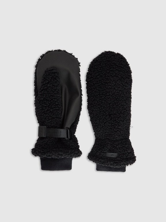 Rękawiczki z jednym palcem uniseks 4F 4FWAW25AGLOU103 - czarne