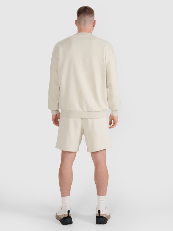 Spodenki dresowe uniseks 4F 4FWSS25TSHOU544 - beżowe