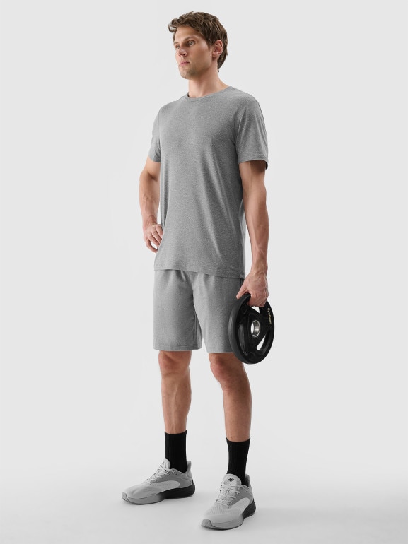 Męskie spodenki treningowe 4F 4FWSS25TFSHM0911 - szare