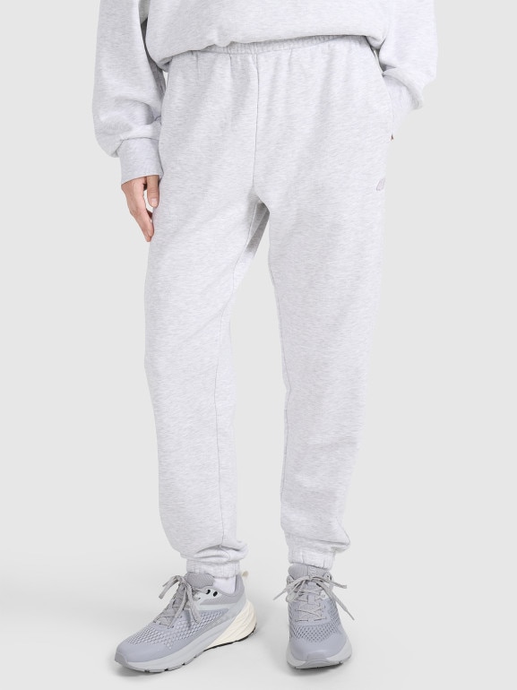 Spodnie dresowe joggery uniseks 4F 4FWSS25TTROU0997 - szare