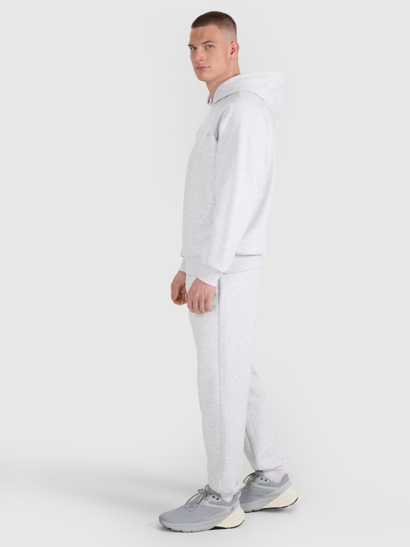 Spodnie dresowe joggery uniseks 4F 4FWSS25TTROU0997 - szare