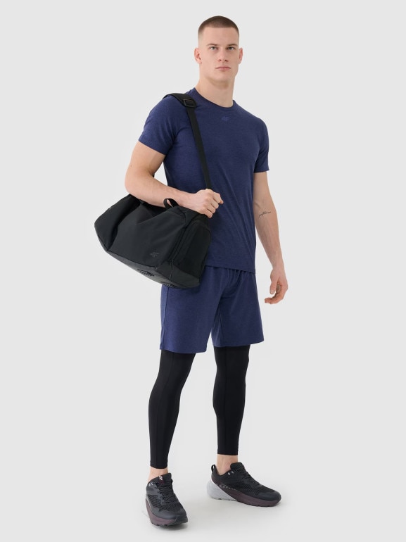 Torba treningowa z kieszenią na obuwie 4F 4FWMM00ATBAU031 - czarna