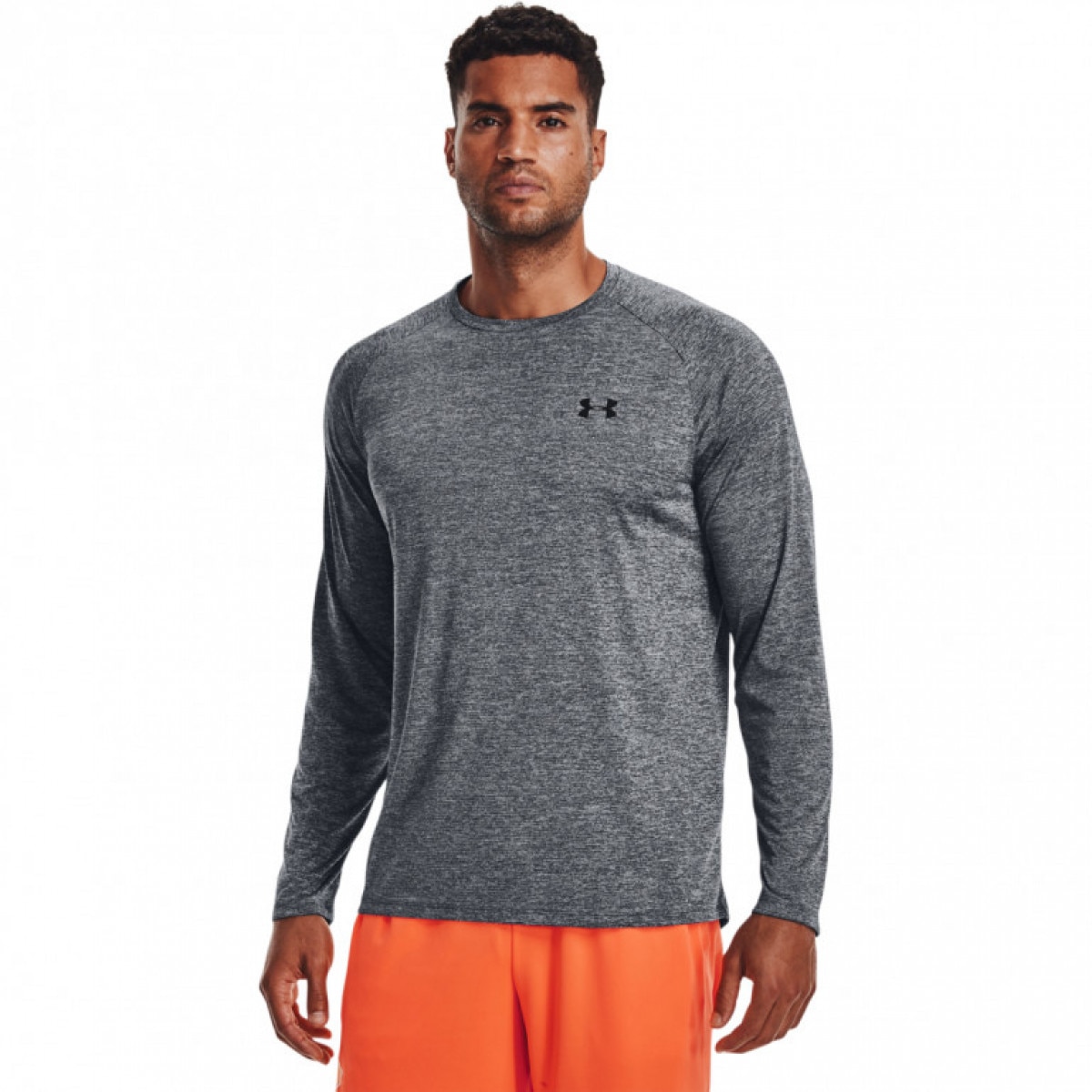 Męski longsleeve treningowy UNDER ARMOUR Tech 2.0 LS - szary