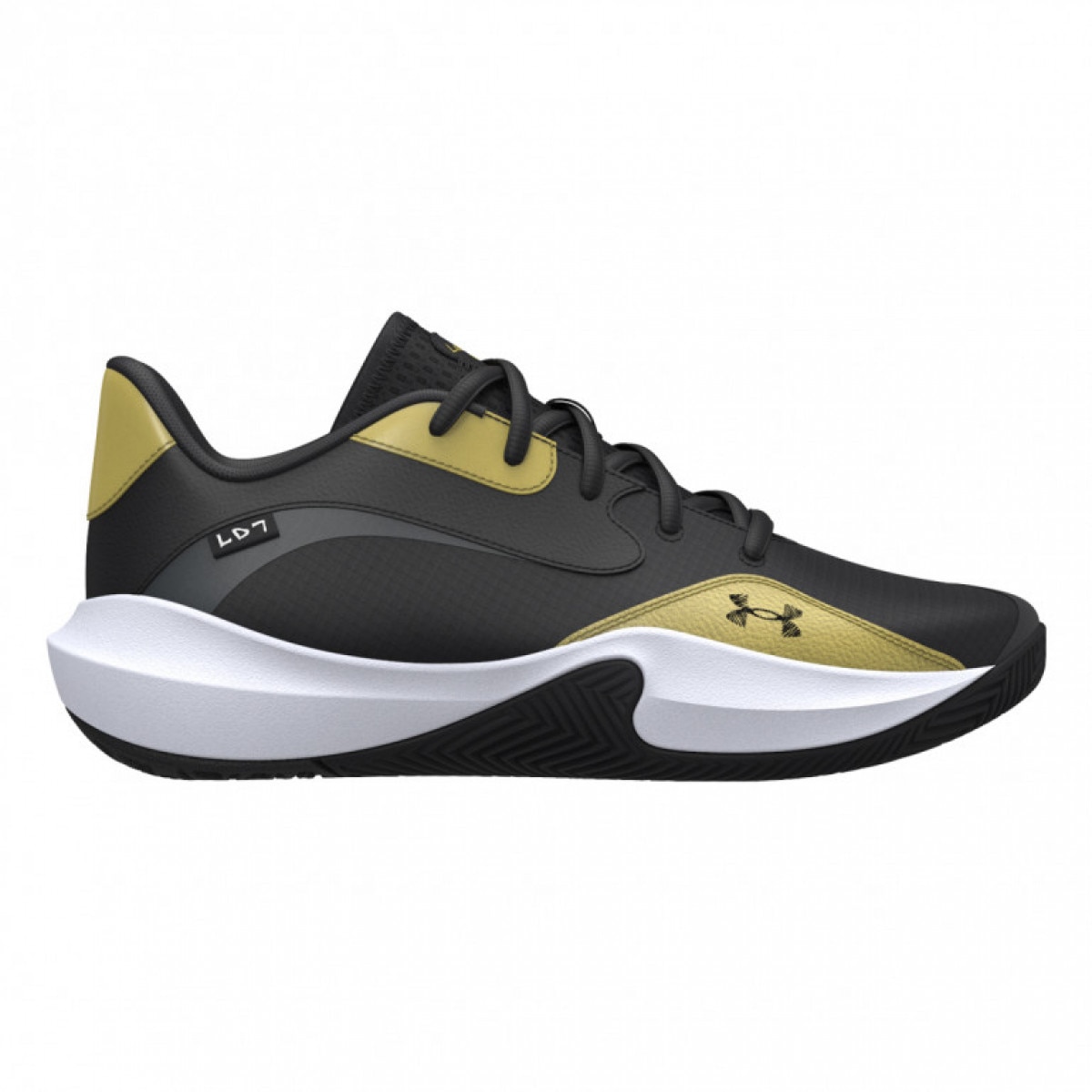 Buty do koszykówki uniseks Under Armour UA Lockdown 7 Low - czarne