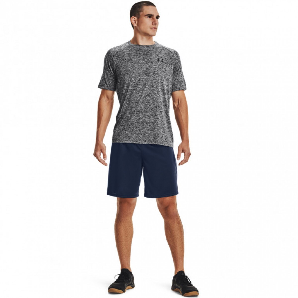 Męskie spodenki treningowe Under Armour UA Tech Mesh Shorts - granatowe