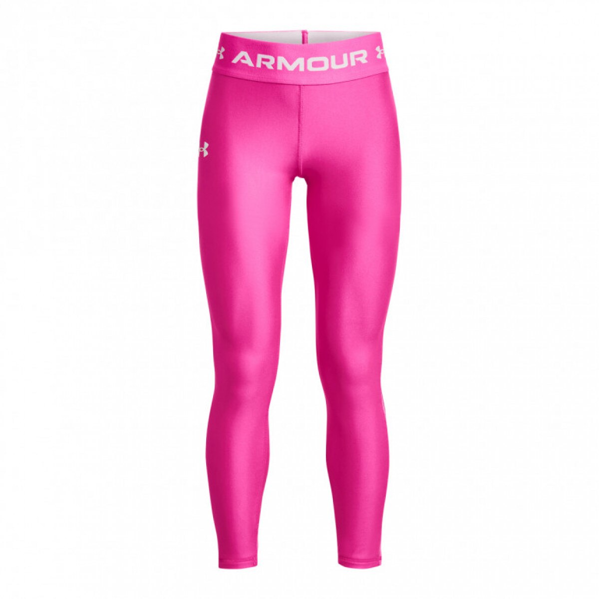 Dziewczęce legginsy treningowe Under Armour HeatGear Armour Leggings - różowe