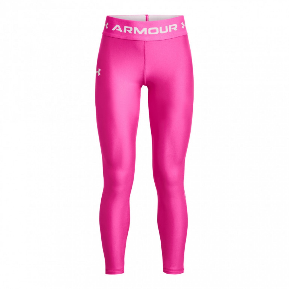 Dziewczęce legginsy treningowe Under Armour HeatGear Armour Leggings - różowe